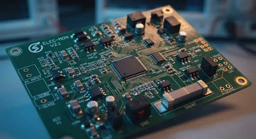 Custom PCB designed for energy monitoring system